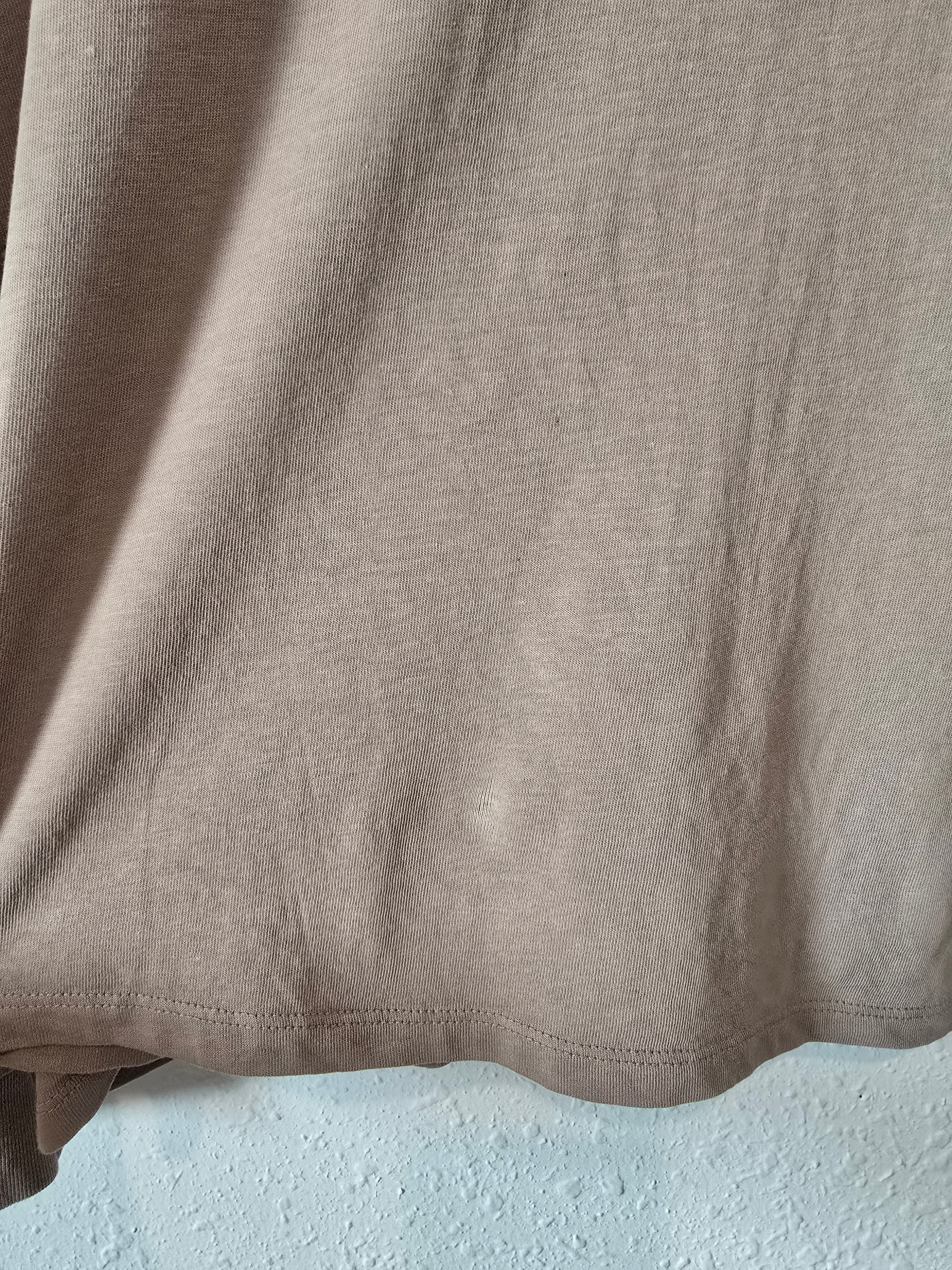 Madewell Taupe Crewneck Tee (1X)