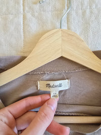 Madewell Taupe Crewneck Tee (1X)