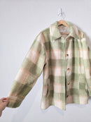 NEW Asos Green Plaid Coat (4)