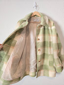 NEW Asos Green Plaid Coat (4)