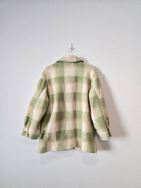 NEW Asos Green Plaid Coat (4)