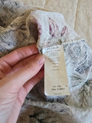 Vintage Floral Linen Maxi Skirt (S/M)