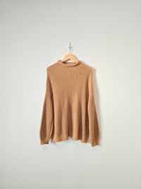 Camel Oversized Sweater (XS/S)