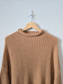 Camel Oversized Sweater (XS/S)