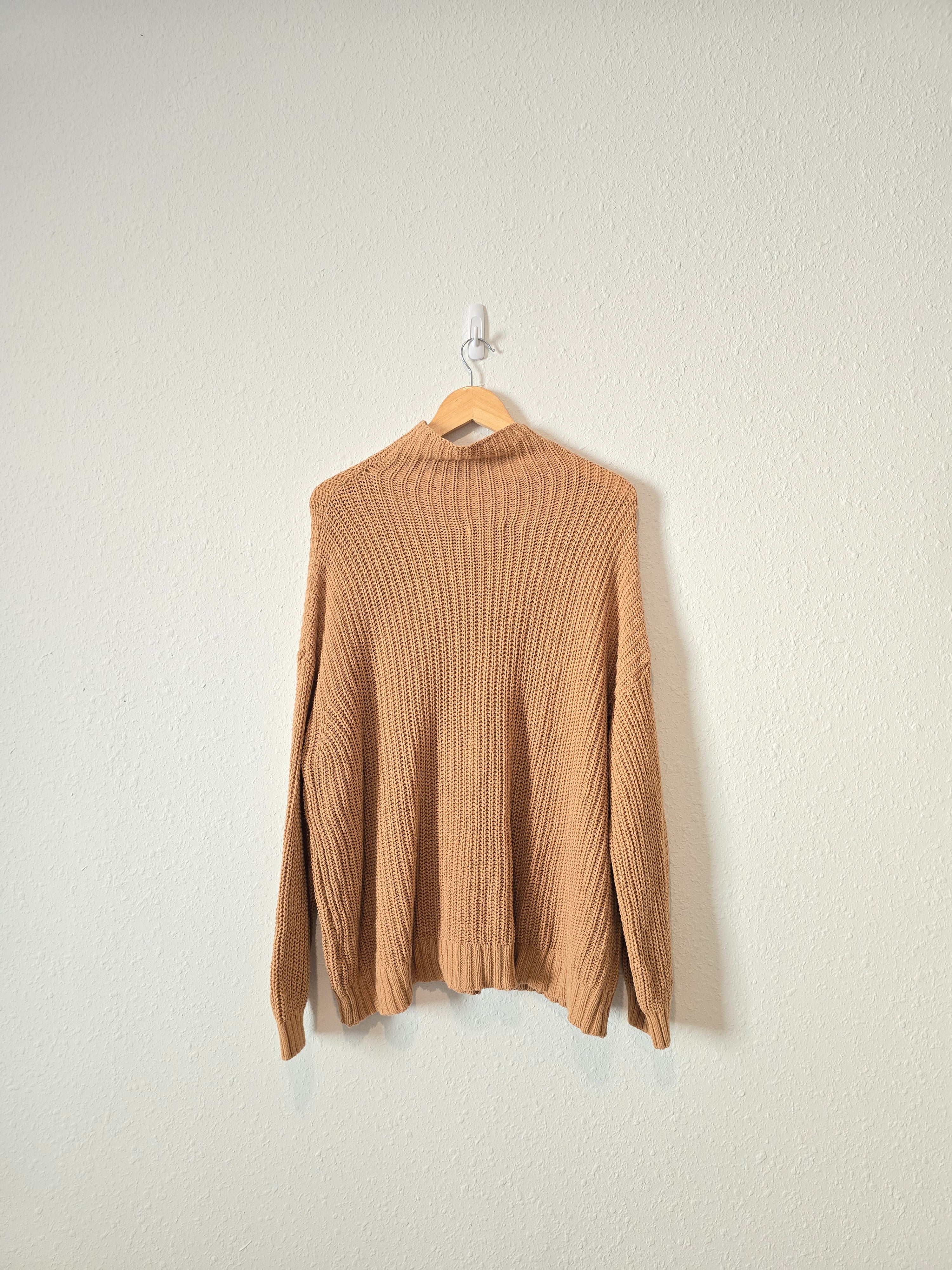 Camel Oversized Sweater (XS/S)