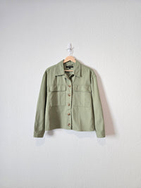 Downeast Boxy Button Up Jacket (M)