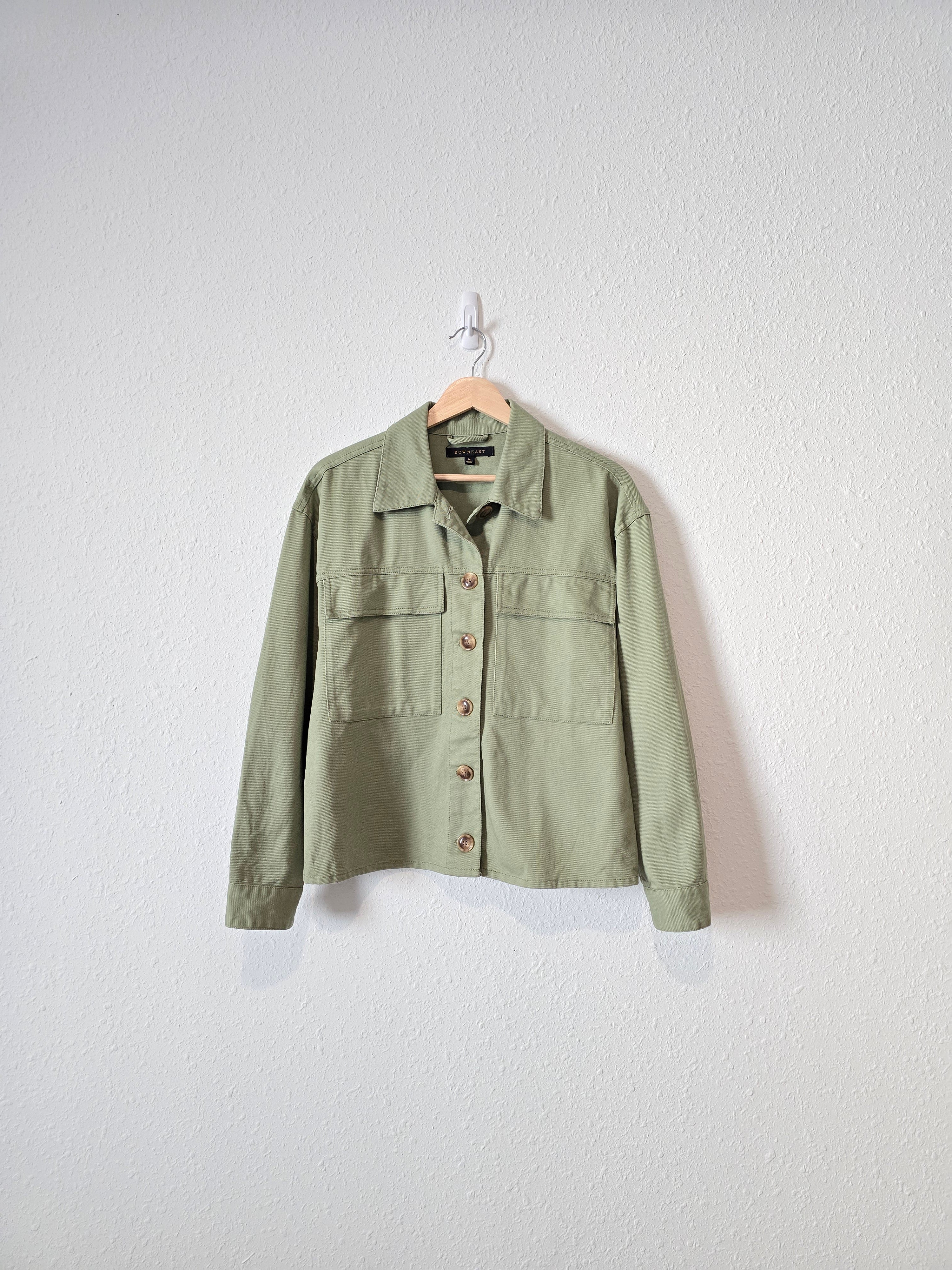 Downeast Boxy Button Up Jacket (M)