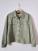 Downeast Boxy Button Up Jacket (M)