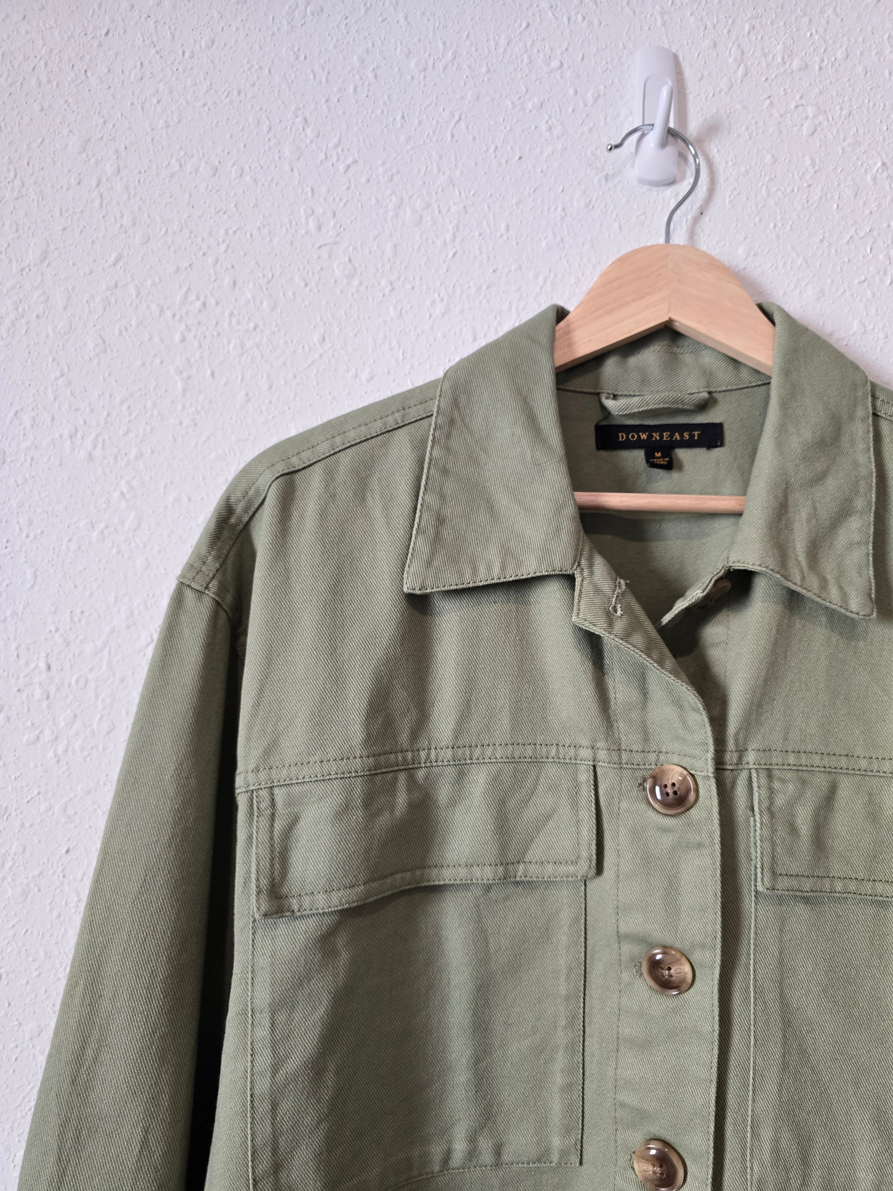 Downeast Boxy Button Up Jacket (M)