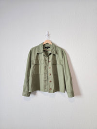 Downeast Boxy Button Up Jacket (M)