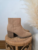 Block Heel Ankle Booties (8.5)