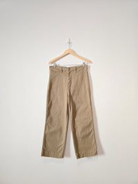 Quince Olive Wide Leg Pants (30)