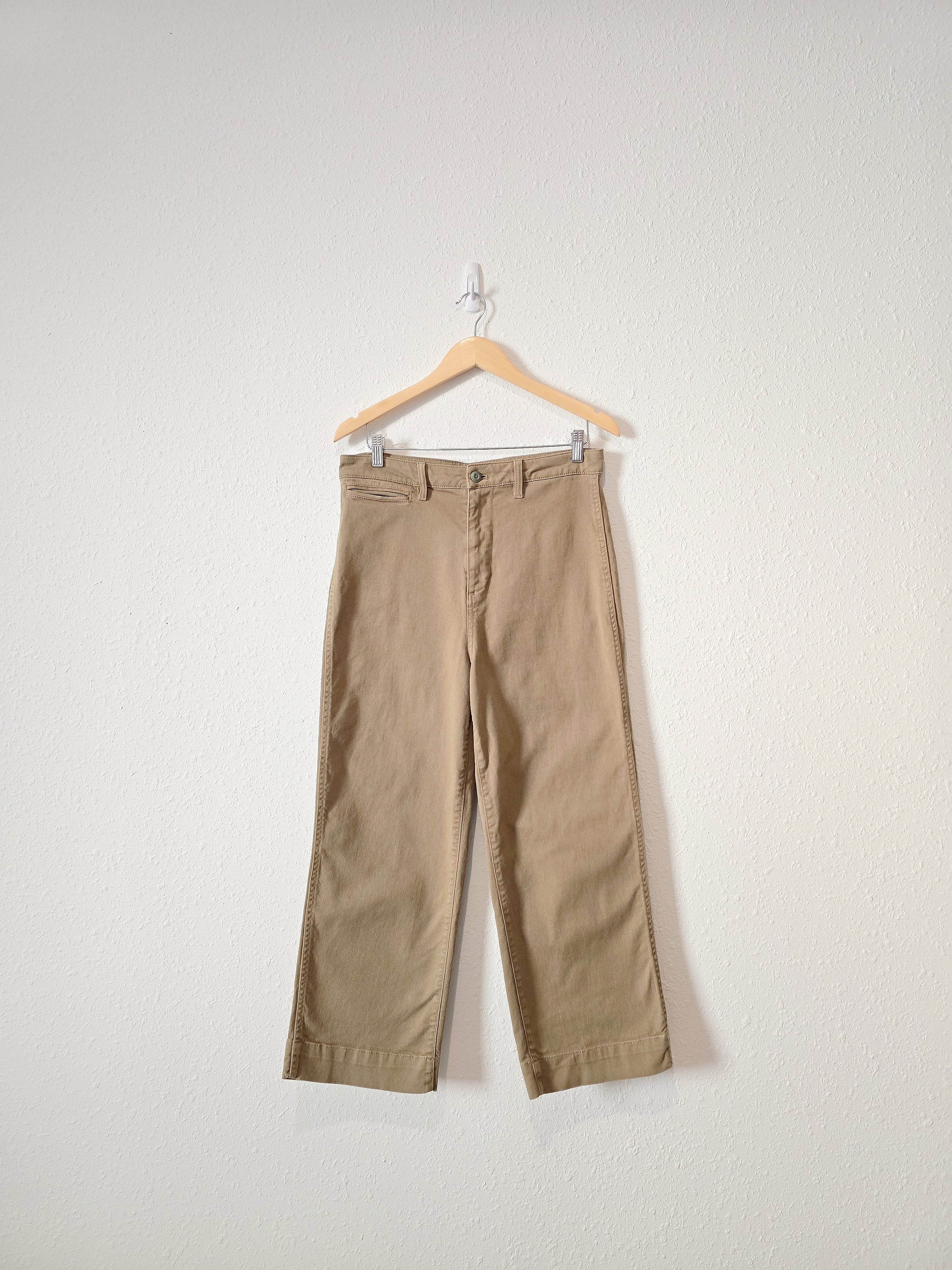 Quince Olive Wide Leg Pants (30)