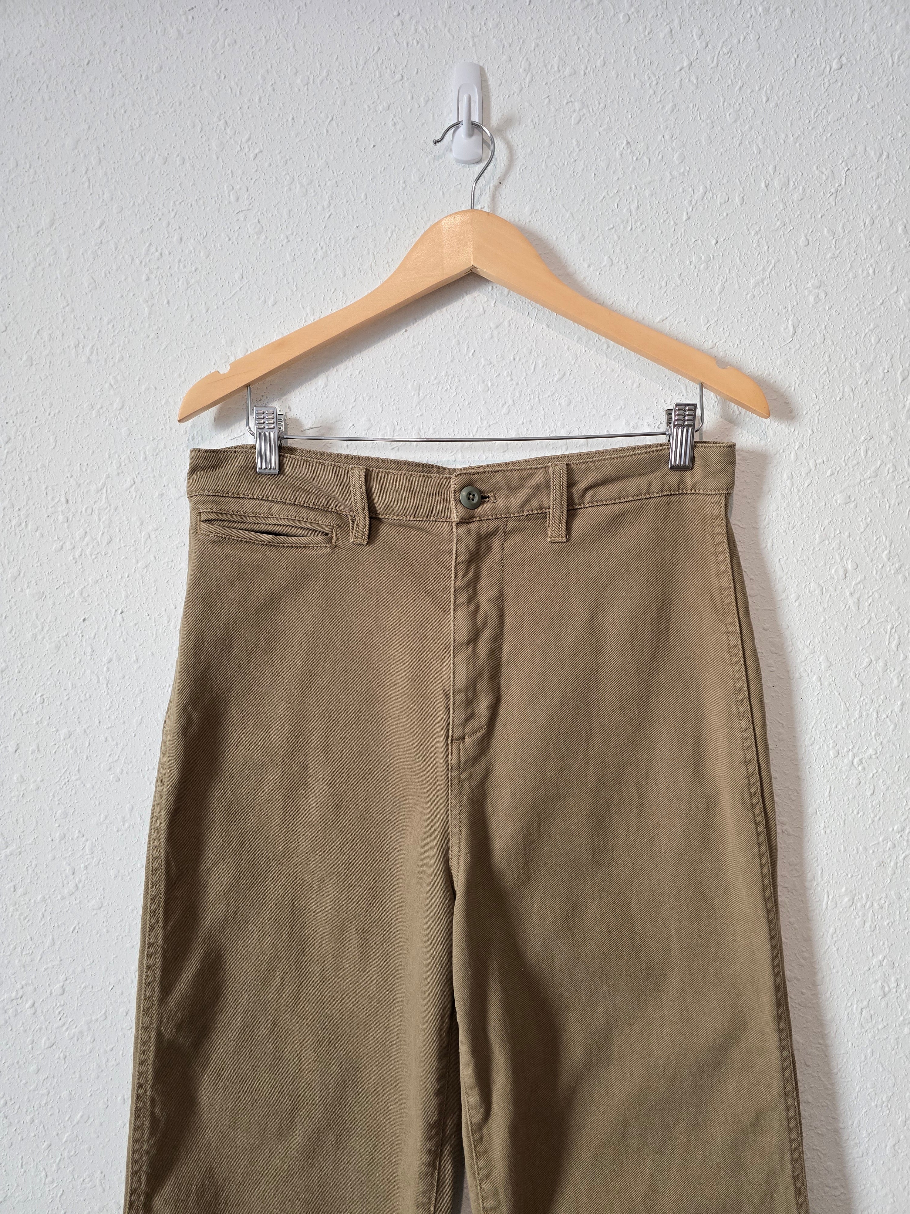 Quince Olive Wide Leg Pants (30)