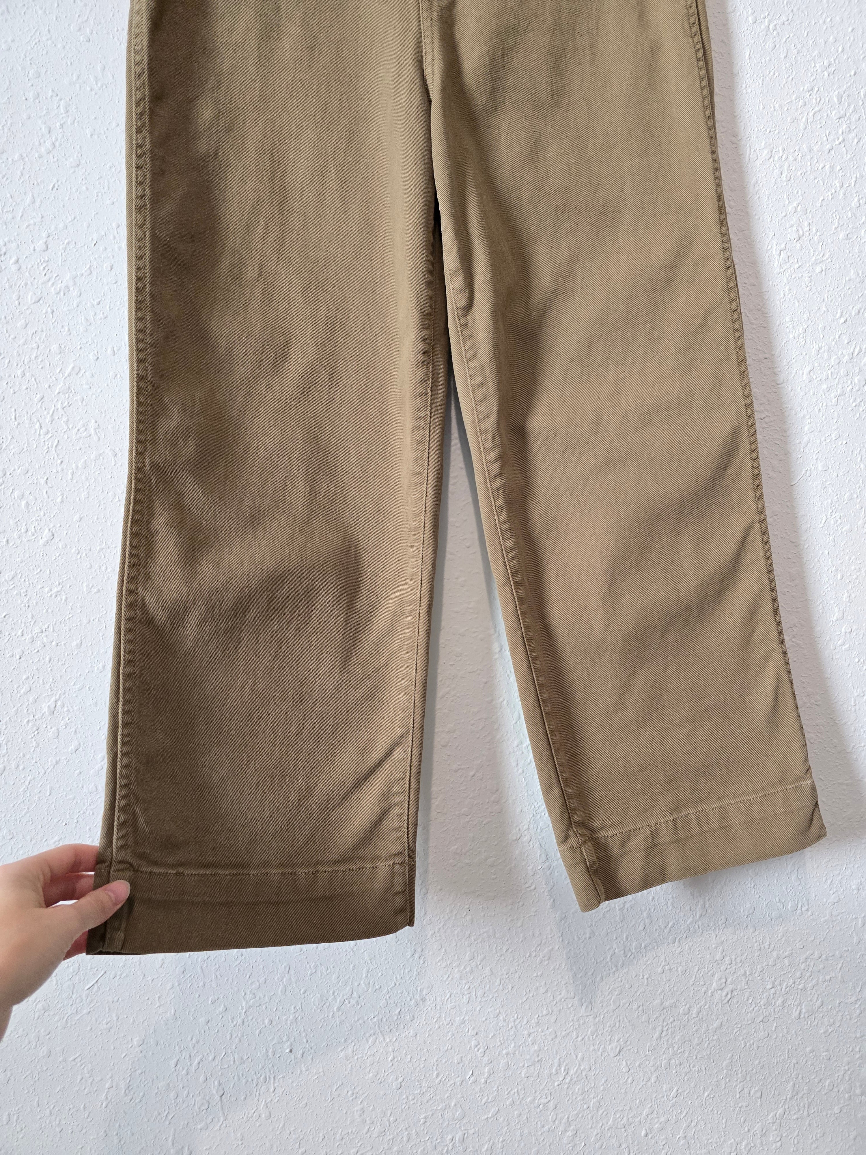 Quince Olive Wide Leg Pants (30)