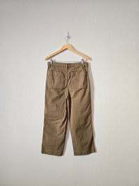 Quince Olive Wide Leg Pants (30)