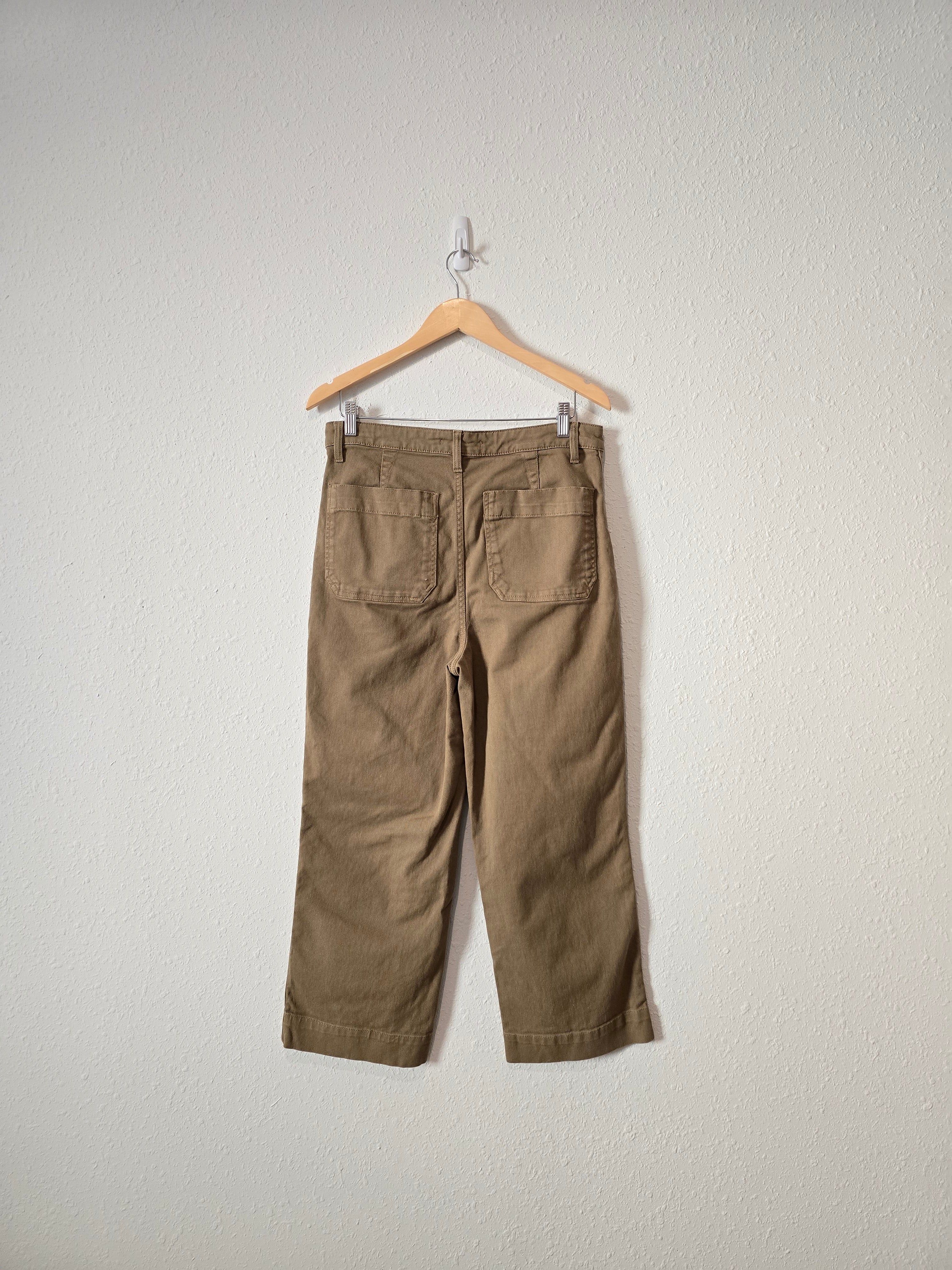Quince Olive Wide Leg Pants (30)