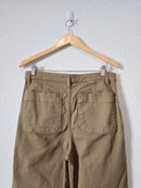 Quince Olive Wide Leg Pants (30)
