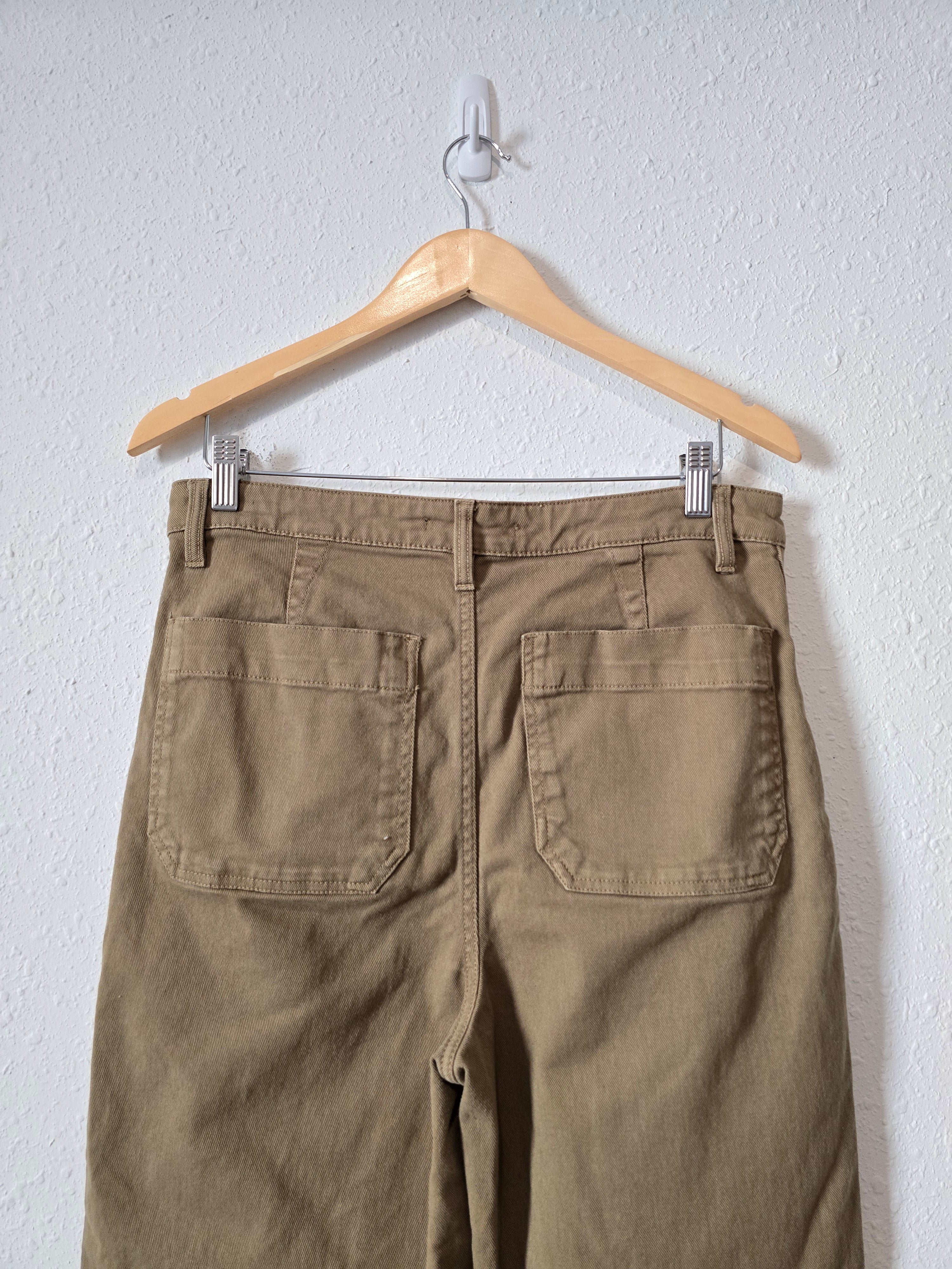 Quince Olive Wide Leg Pants (30)