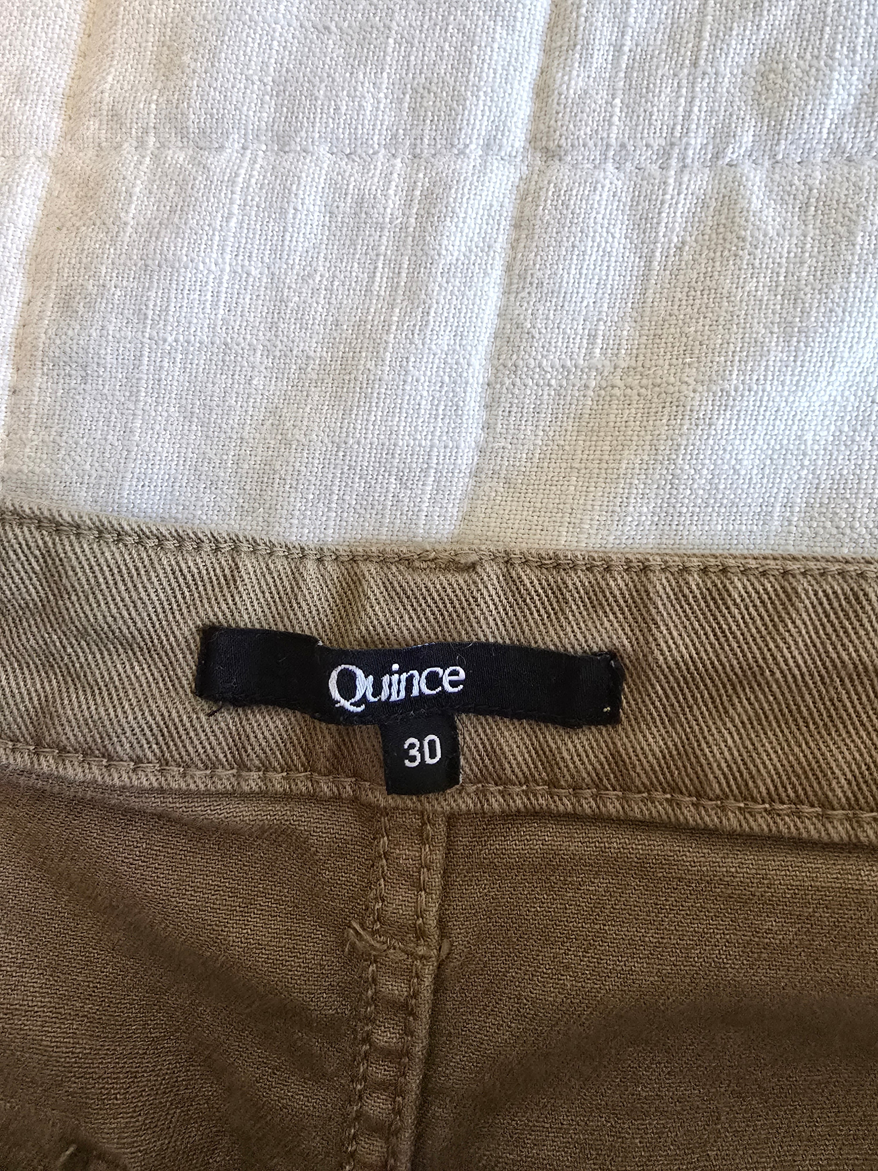 Quince Olive Wide Leg Pants (30)