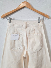 NEW Ecru Wide Leg Jeans (2)