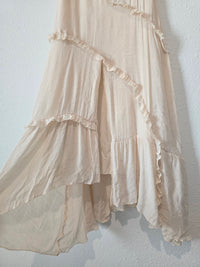 NEW Flowy Ruffle Maxi Skirt (XS)