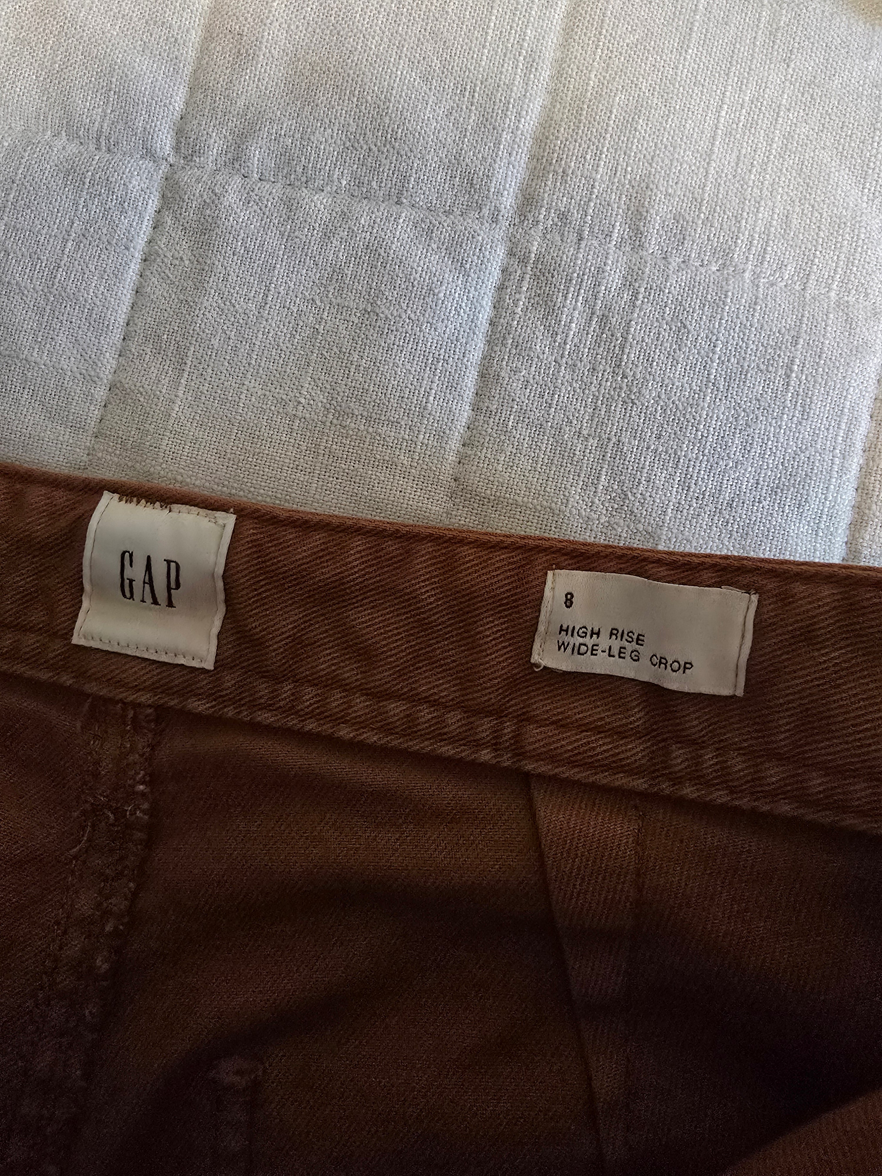 Gap Rust Wide Leg Pants (8)