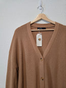 NEW Brown Ribbed Sweater (L)