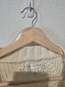 Cable Knit Fringe Sweater (XS)