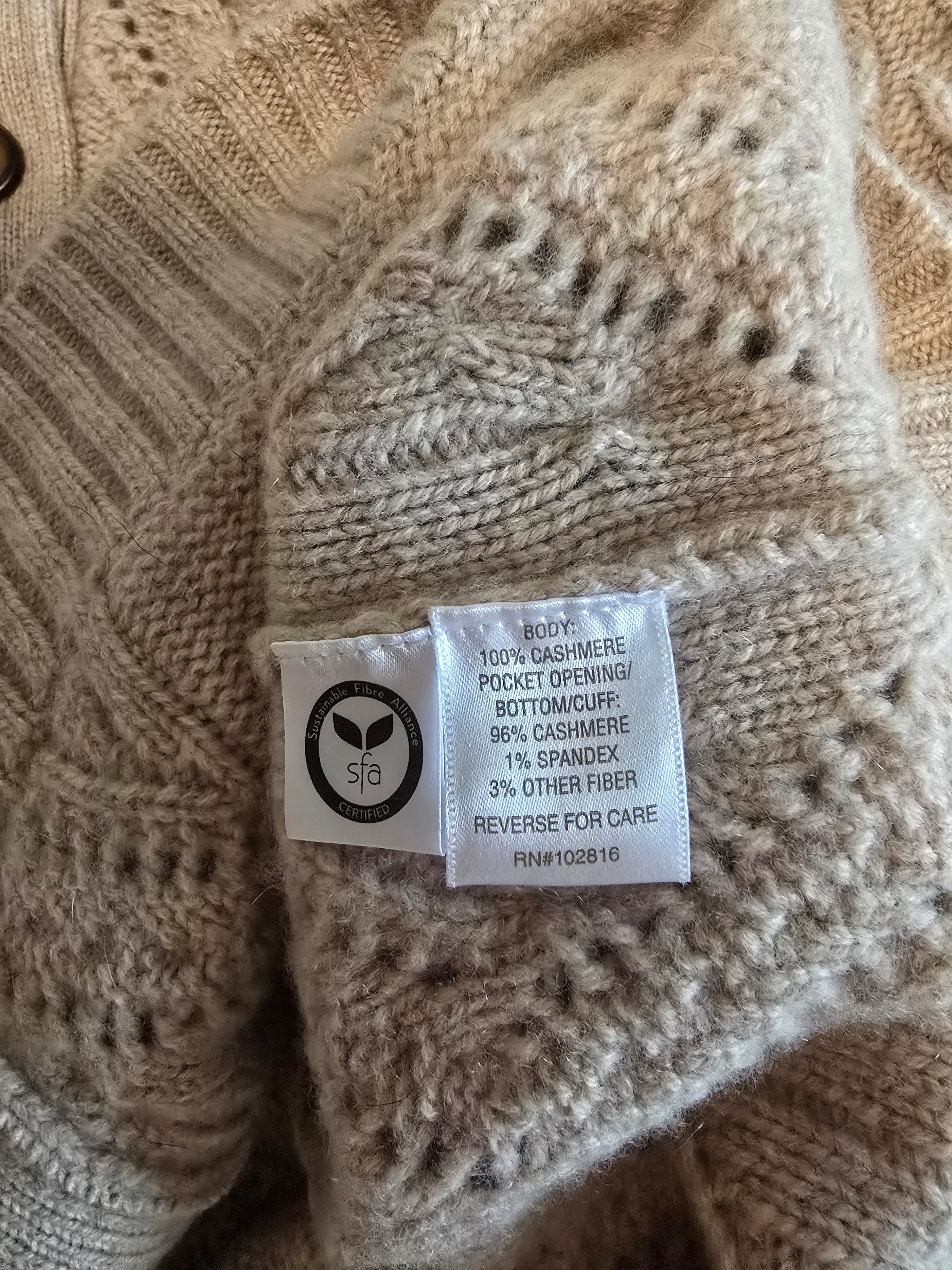 Garnet Hill 100% Cashmere Sweater (XL)