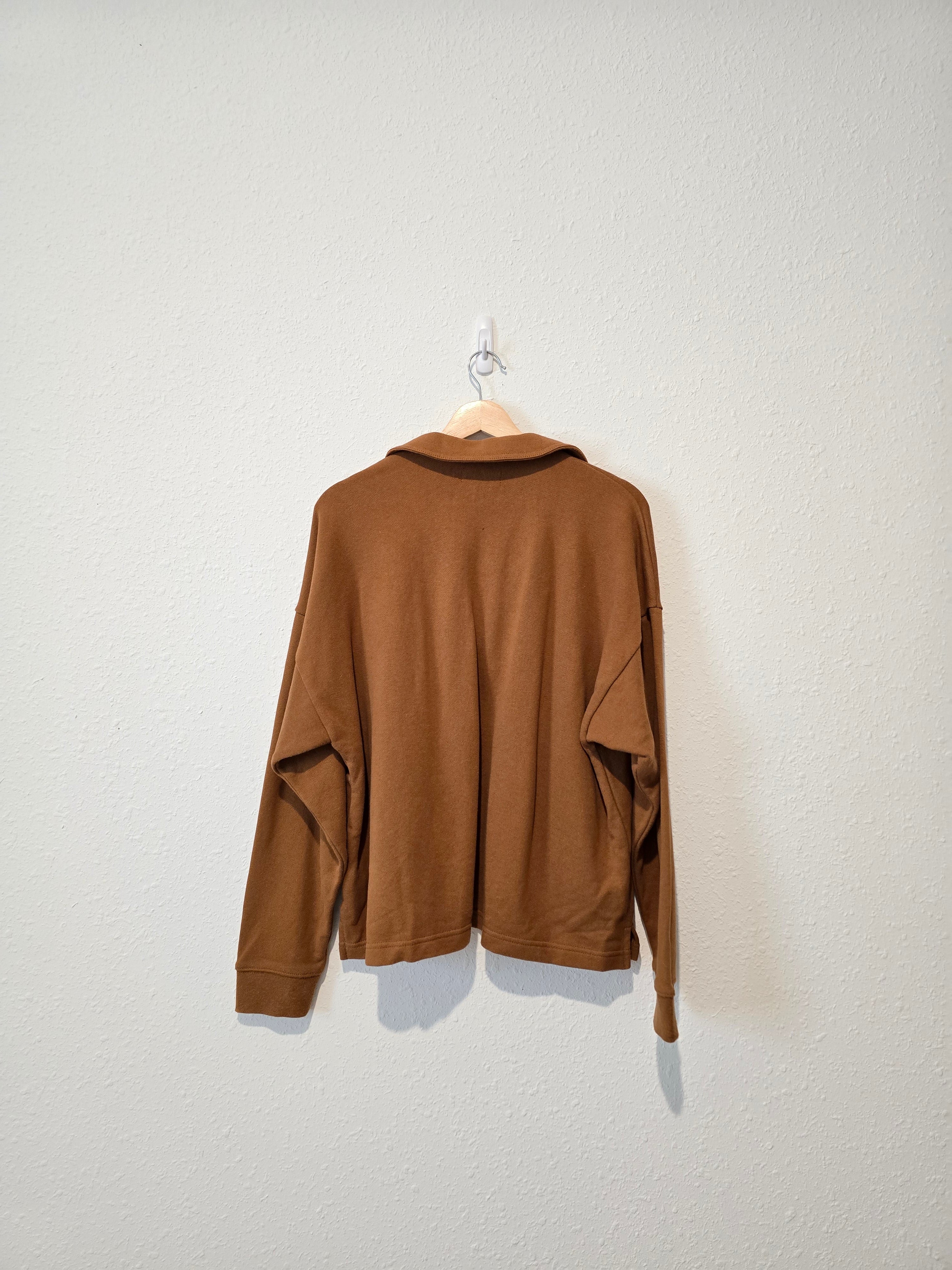 Madewell V Neck Sweatshirt (M)