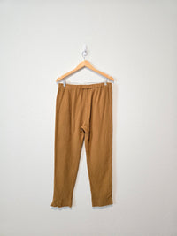 Grade & Gather Mustard Gauze Pants (M)