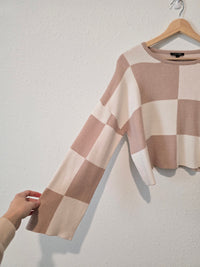 Papermoon Checkered Sweater (S)