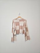 Papermoon Checkered Sweater (S)