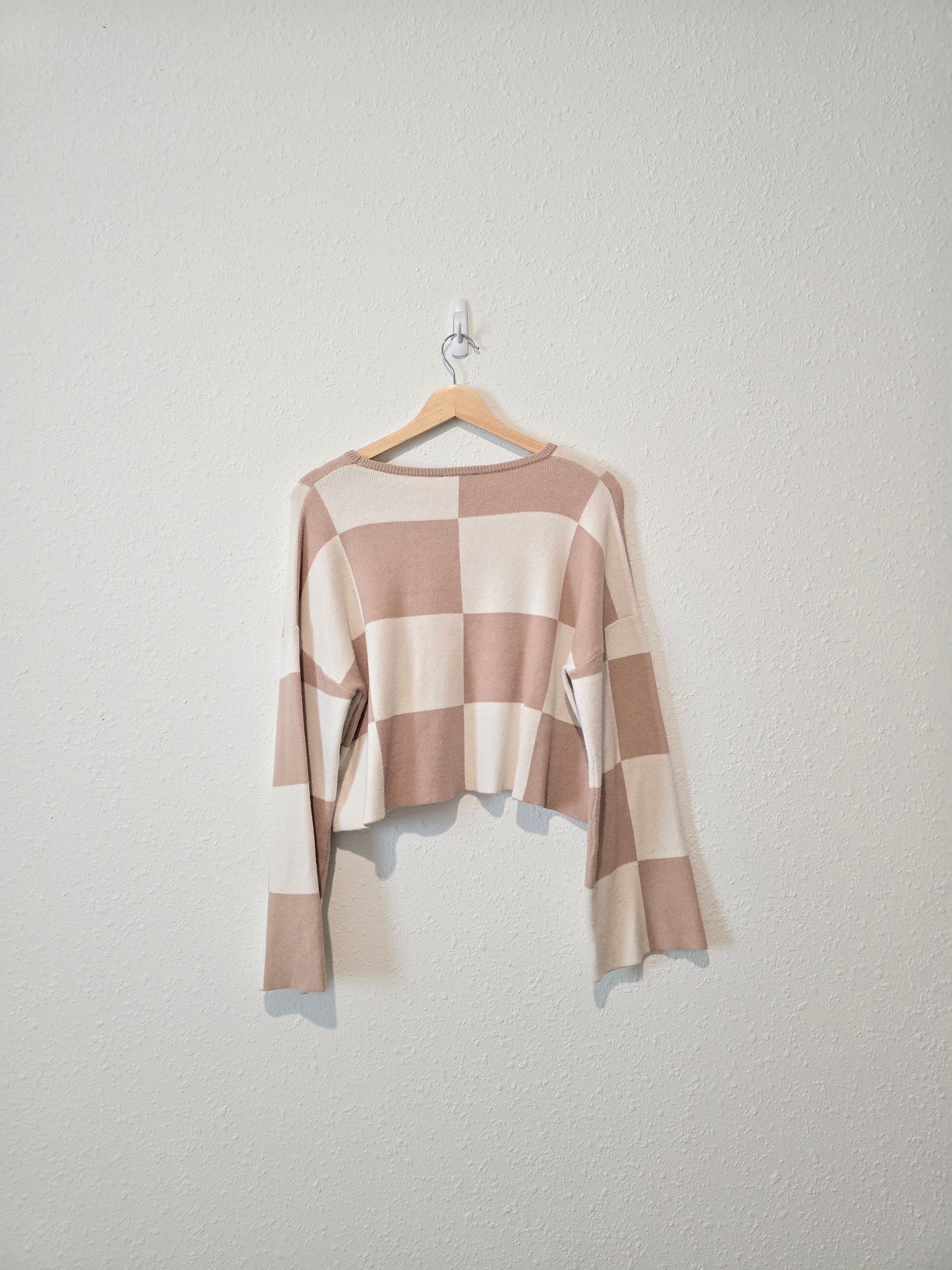 Papermoon Checkered Sweater (S)