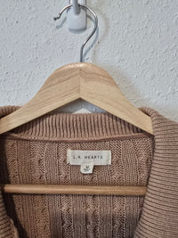 Cable Knit Oversized Sweater (M)