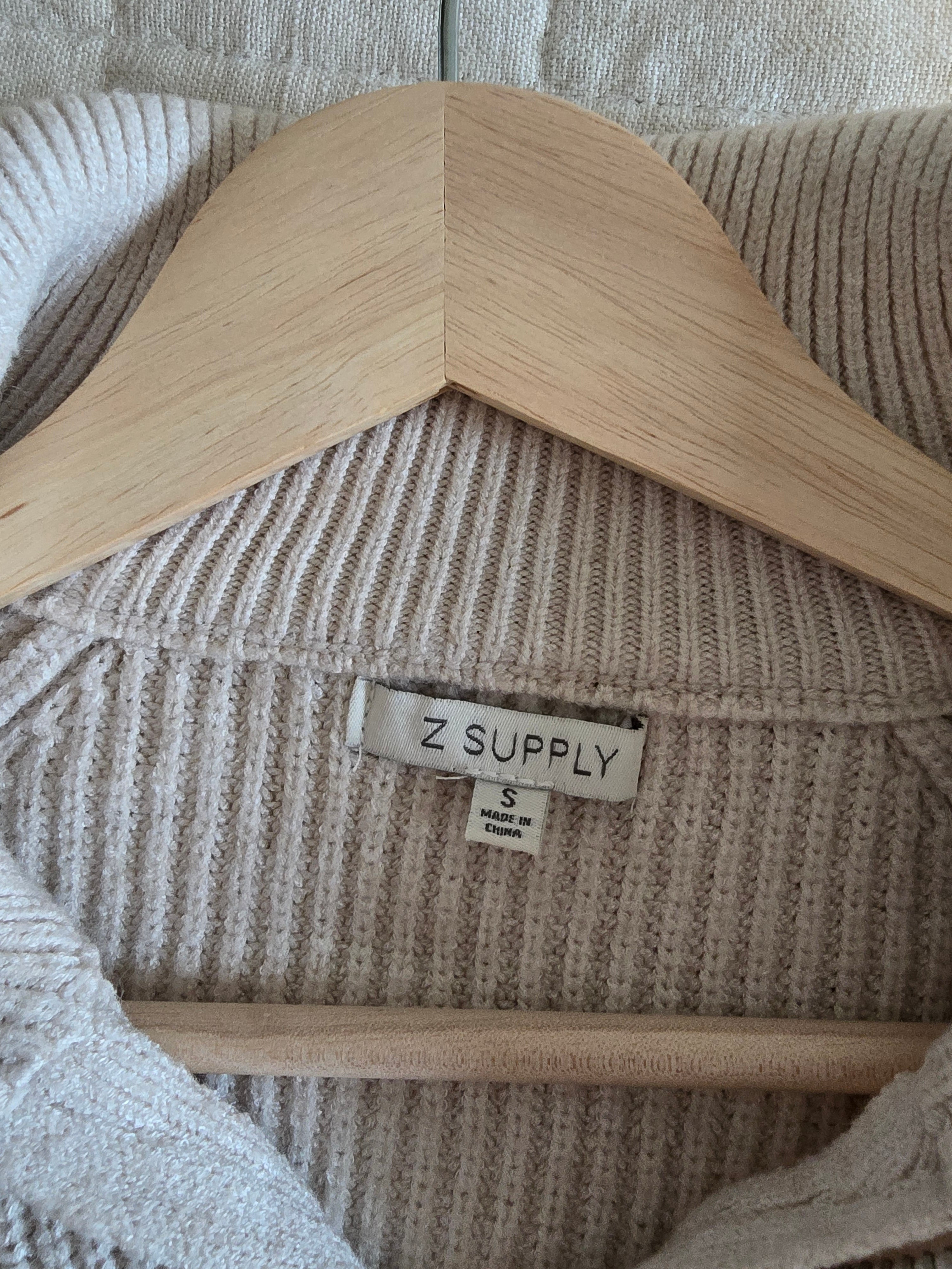 Z Supply Cozy Quarter Zip Pullover (S)