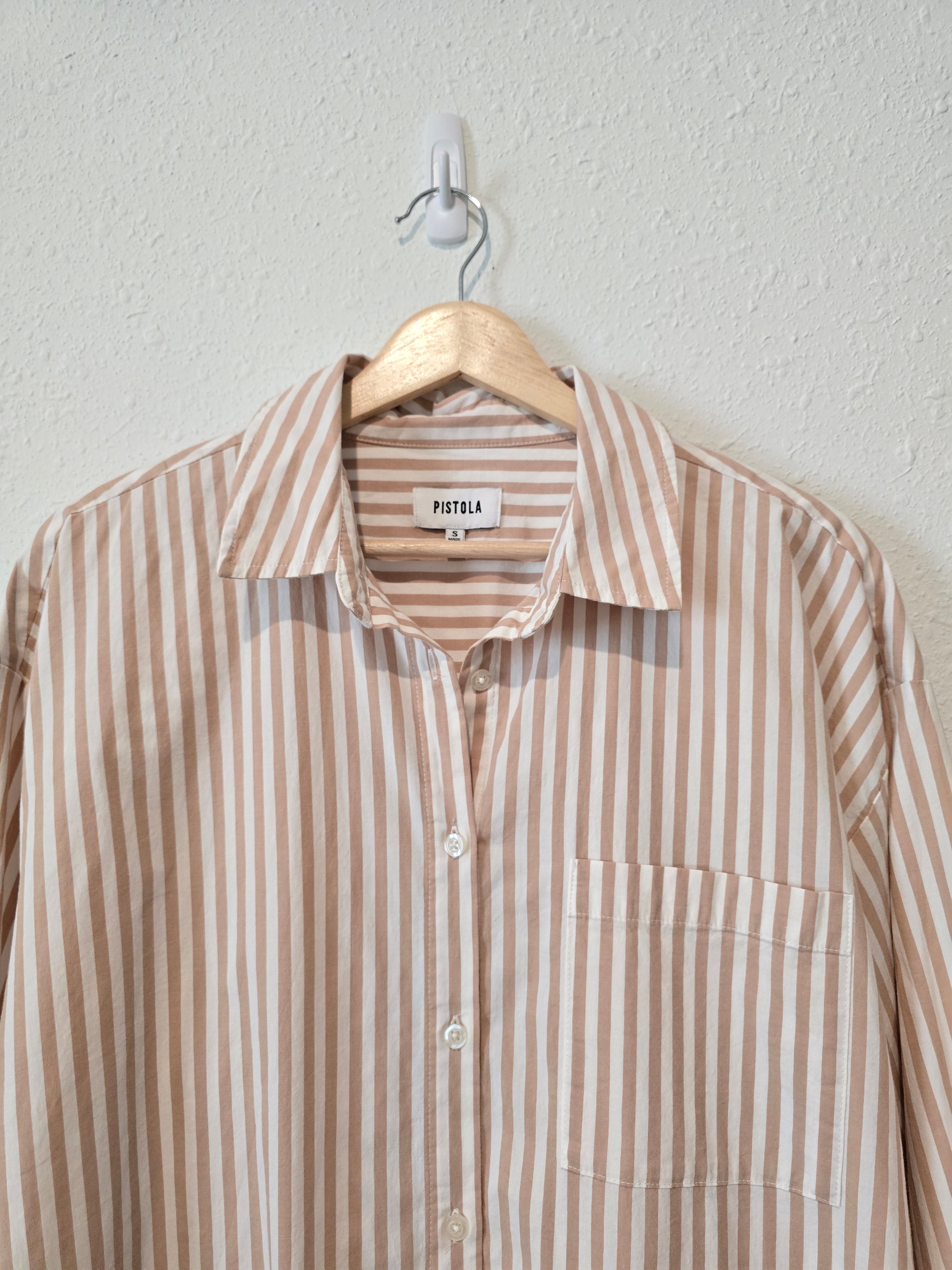 Pistola Striped Button Up Shirt (S)