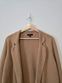 J.Crew Camel Sweater Blazer (XS)