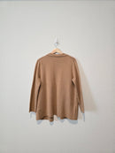 J.Crew Camel Sweater Blazer (XS)