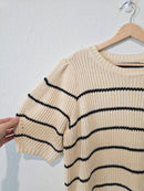 Vero Moda Striped Knit Top (L)