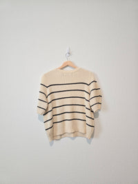 Vero Moda Striped Knit Top (L)