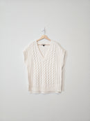 Cable Knit Sweater Vest (M)