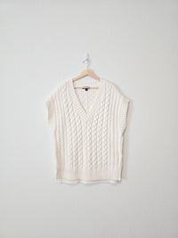 Cable Knit Sweater Vest (M)