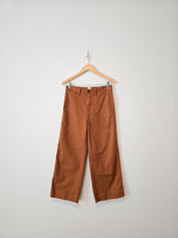 Gap Rust Wide Leg Pants (8)