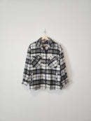 Zara Plaid Oversized Shacket (M)