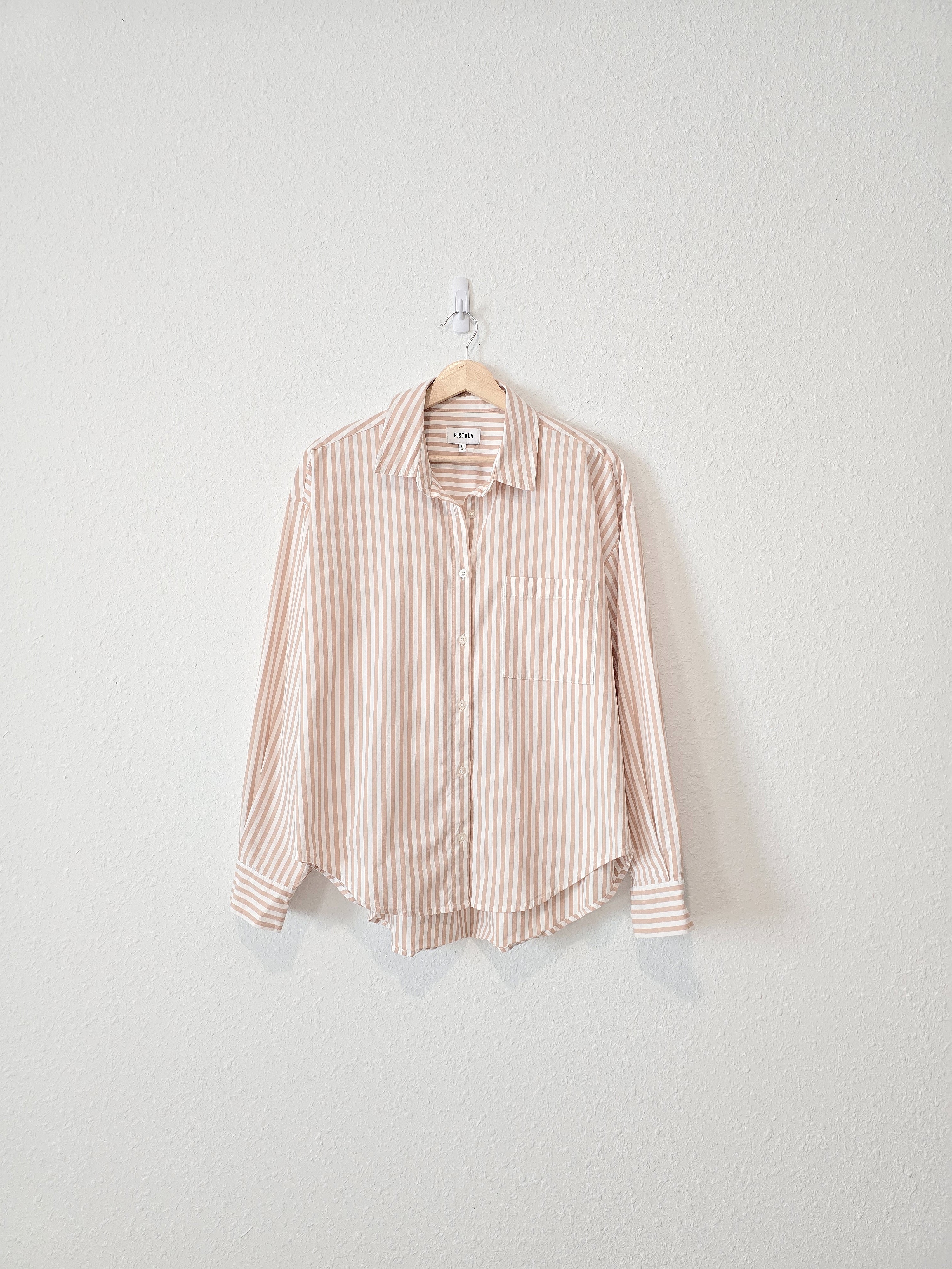 Pistola Striped Button Up Shirt (S)