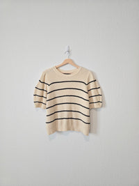 Vero Moda Striped Knit Top (L)