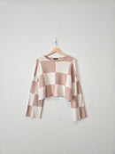 Papermoon Checkered Sweater (S)