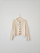 Madewell Cream Knit Cardigan (XS)